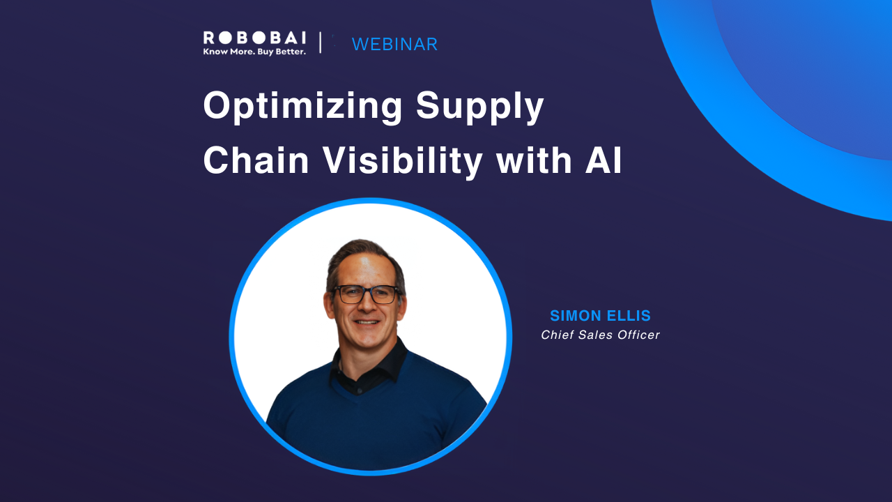 Webiinar: Optimizing Supply Chain Visibility with AI: How to Start Training your Data to Drive Value